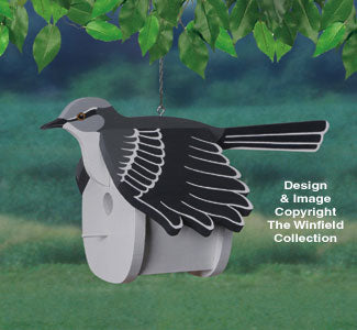Mockingbird Birdhouse Wood Project Pattern - The Winfield Collection