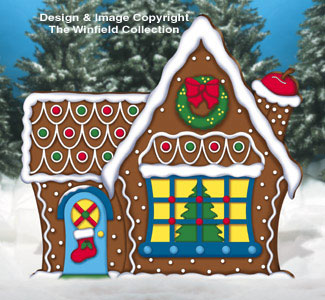 Giant Gingerbread House Woodcraft Pattern - The Winfield Collection