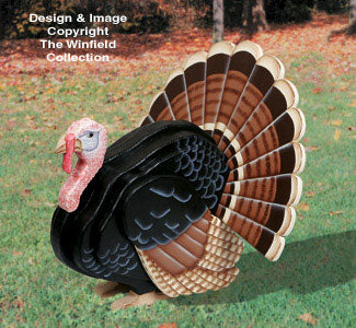 3D Life-SizeTurkey Woodcrafting Pattern