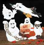 12 Ghoulish Ghosts Woodcraft Pattern