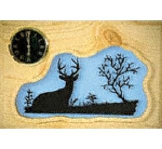 Watchful Eye Deer Clock Plaque Project Pattern - The Winfield Collection