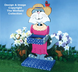 Clever Cat Bird Feeder Pattern(F) - The Winfield Collection