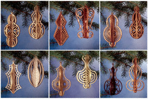 2 Piece Slotted Ornament Set # 1