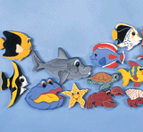 Baby Sea Critters Woodcraft Pattern