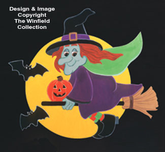 Wendy Witch Woodcraft Pattern - The Winfield Collection