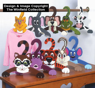 Animal Clothes Hangers Pattern - The Winfield Collection