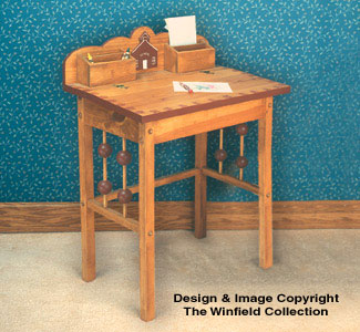 Kids Furniture - Desk Woodworking Plan(F) - The Winfield Collection
