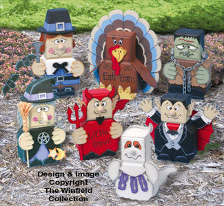 Fall Holiday Patio Paver Pals Pattern