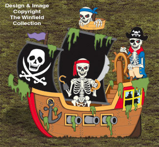 Haunted Pirate Ship Wood Project Pattern - The Winfield Collection
