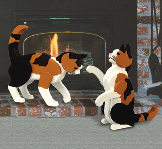 3D Life-Size Calico Cat Wood Plan