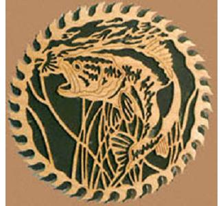 Circular Saw - Smallmouth Bass Project Pattern - The Winfield Collection