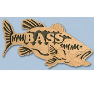 Wooden Fish - Bass Project Pattern - The Winfield Collection