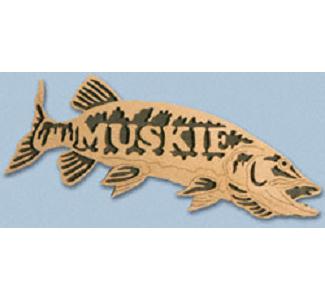 Wooden Fish - Muskie Project Pattern - The Winfield Collection