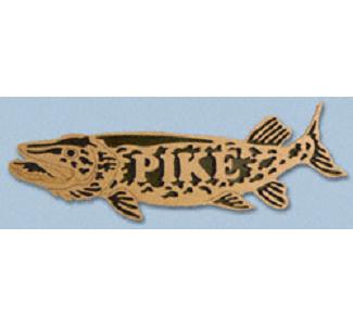 Wooden Fish - Pike Project Pattern - The Winfield Collection