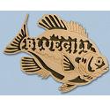 Wooden Fish - Bluegill Project Pattern - The Winfield Collection