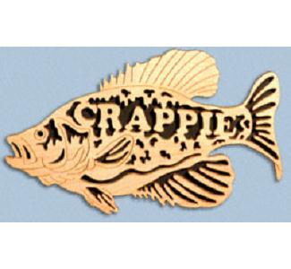 Wooden Fish - Crappie Project Pattern - The Winfield Collection