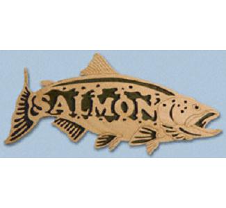 Wooden Fish - Salmon Project Pattern - The Winfield Collection