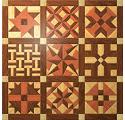 Geo Shape Wood Quilt Design #2 - The Winfield Collection