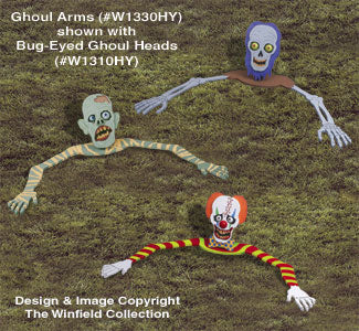 Bug-Eyed Ghoul Arms Woodcraft Pattern - The Winfield Collection