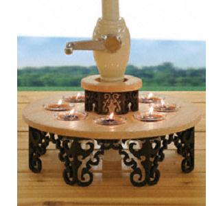 Circle Of Lights Table Display Pattern