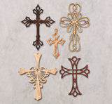 Ornamental Wall Crosses Pattern Set (7604AC & 7779AC)