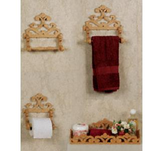 Scrolled Bath Set Project Pattern