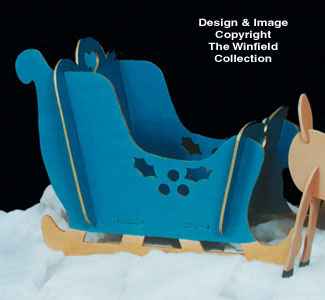 Take Apart Sleigh Woodcraft Pattern(F)