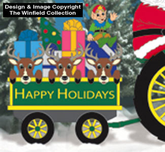 Holiday Wagon Woodcrafting Project Plan - The Winfield Collection