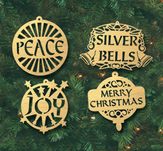 Holiday Expressions Scroll Saw Ornament Patterns - The Winfield Collection