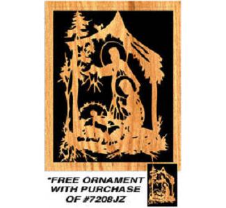 Nativity Trio Plaque w/ FREE Ornament Pattern!