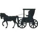 Horse Drawn Buggy Wall Shadow Project Pattern - The Winfield Collection