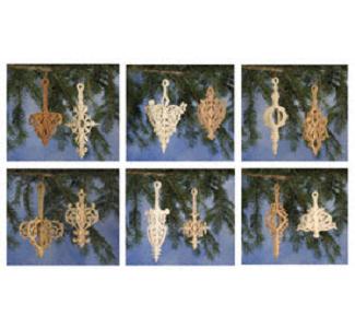 2 Piece Slotted Ornament Set # 5
