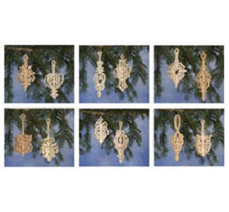 2 Piece Slotted Ornament Set # 6