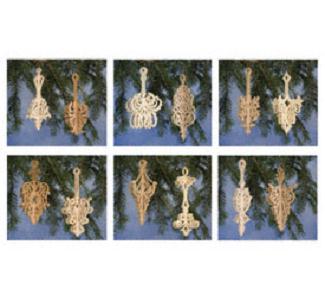 2 Piece Slotted Ornament Set # 7