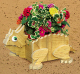 Horned Toad Flower Pot Planter Wood Plan