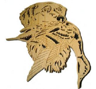 Golden Retriever with Pintail Project Pattern - The Winfield Collection