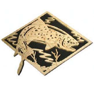 Brook Trout Diamond Project Pattern - The Winfield Collection