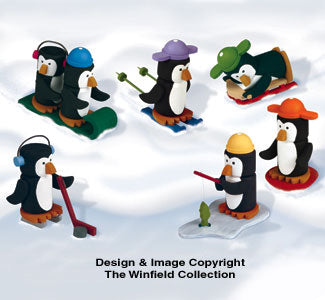 Miniature Penguins Woodcraft Pattern - The Winfield Collection