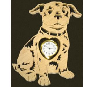 Terrier Mini-Clock Project Pattern - The Winfield Collection