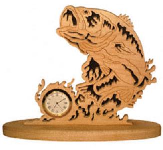 Largemouth Bass Mini-Clock Project Pattern - The Winfield Collection