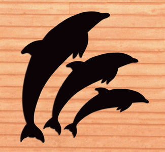 Holzhandwerksmuster „Delfinschatten“