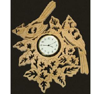 Cardinals Songbird Wall Clock Project Pattern - The Winfield Collection