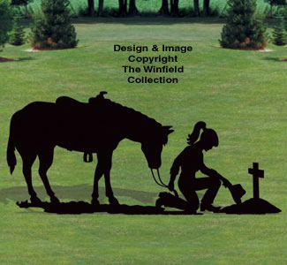 Cowgirl Prayer Shadow Wood Projektplan
