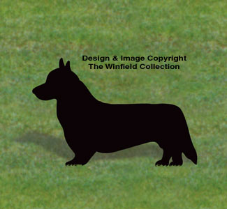 Welsh Corgi Shadow Woodcraft Pattern - The Winfield Collection