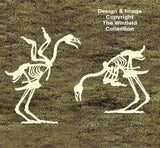 Skeleton Chickens Woodcrafting Pattern