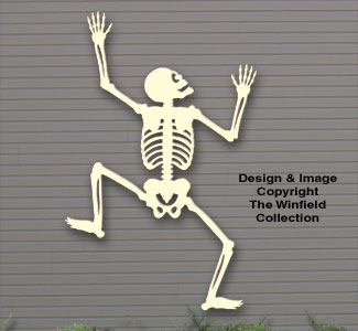 Climbing Skeleton 2 Woodcrafting Pattern