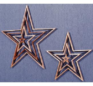 Shooting Stars Scroll Saw Pattern - The Winfield Collection