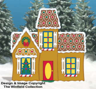 Gingerbread Manor Woodcraft Pattern - The Winfield Collection