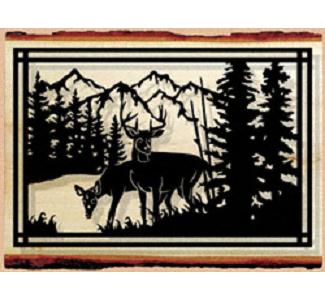 On Alert Silhouette Plank Project Pattern - The Winfield Collection