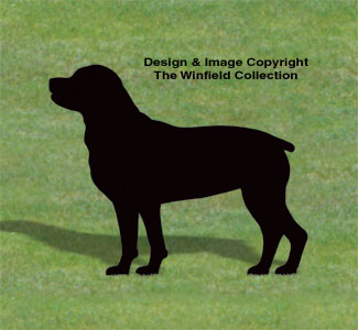 Rottweiler Shadow Wood Pattern